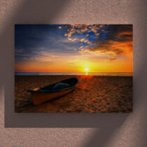 Tablou canvas Barca la mal